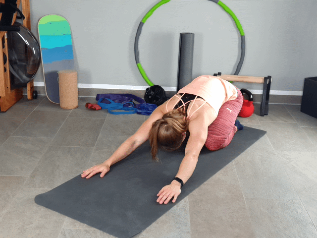 Kobra und Kind Position
