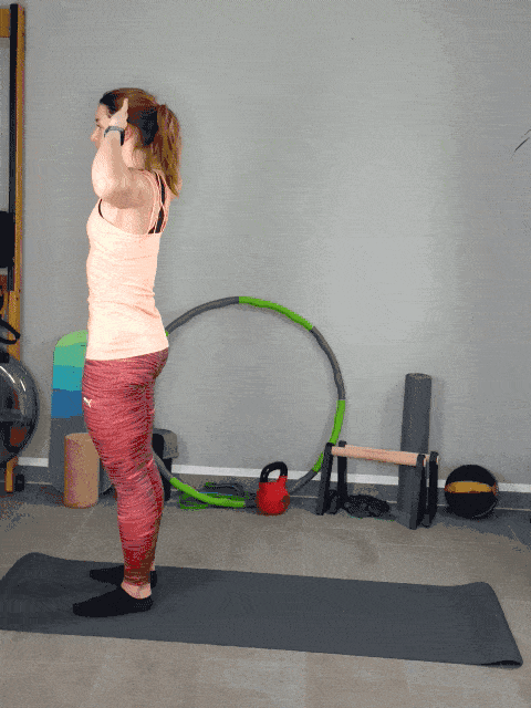 Ausfallschritt nach hinten mit Oberkörperrotation