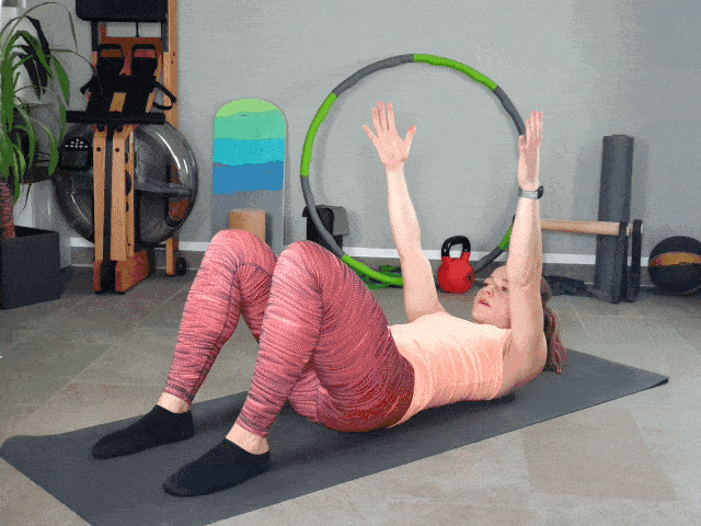 Crunches Arme oben